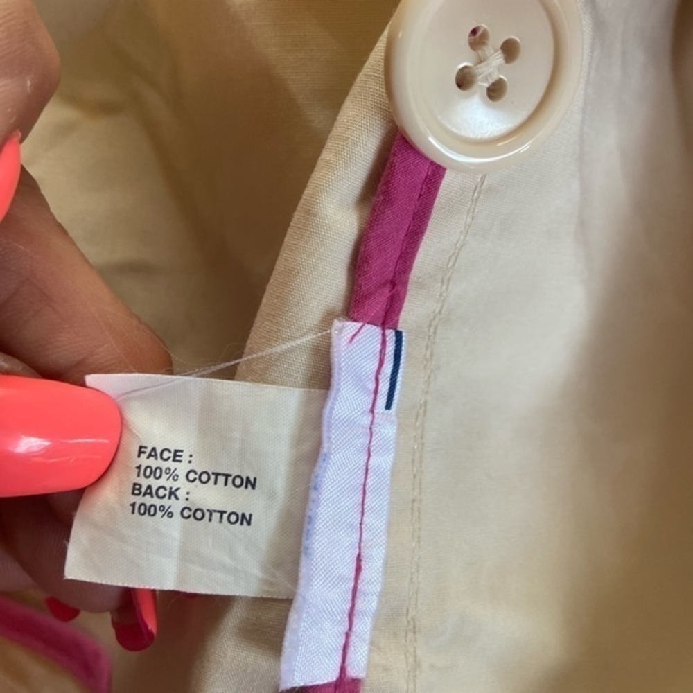 Gap Size Xs Button Up Jacket , Lightweight Crme C… - image 7